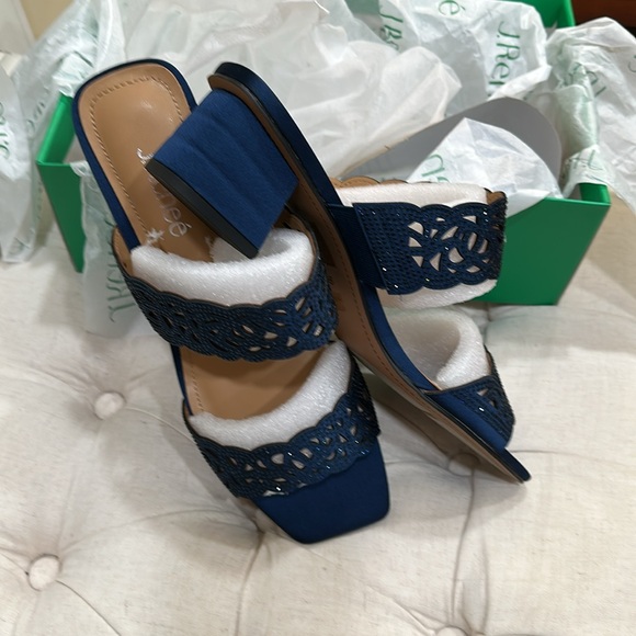 🔷 J RENEE HEELED SLIDES 
     NWT 🔷 - Picture 3 of 6